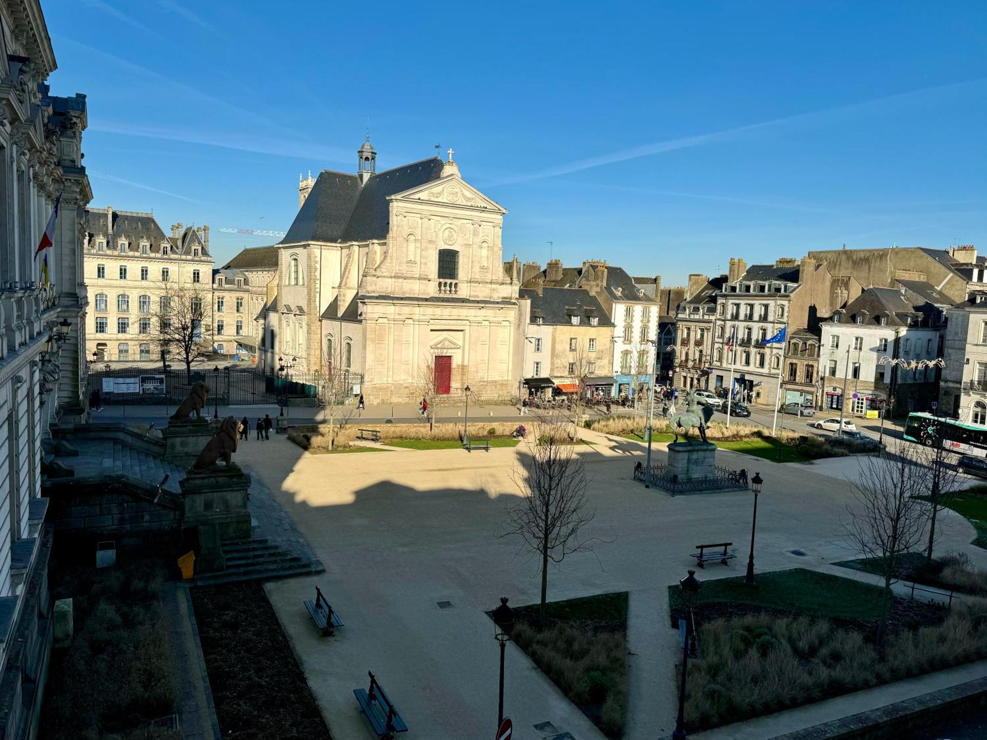 Vue Imprenable Sur La Mairie Appartement Vannes Buitenkant foto